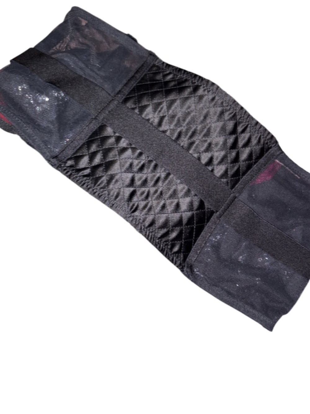 Victoria's Secret Black Quilted Mesh Waist Shaper M/L NEW!